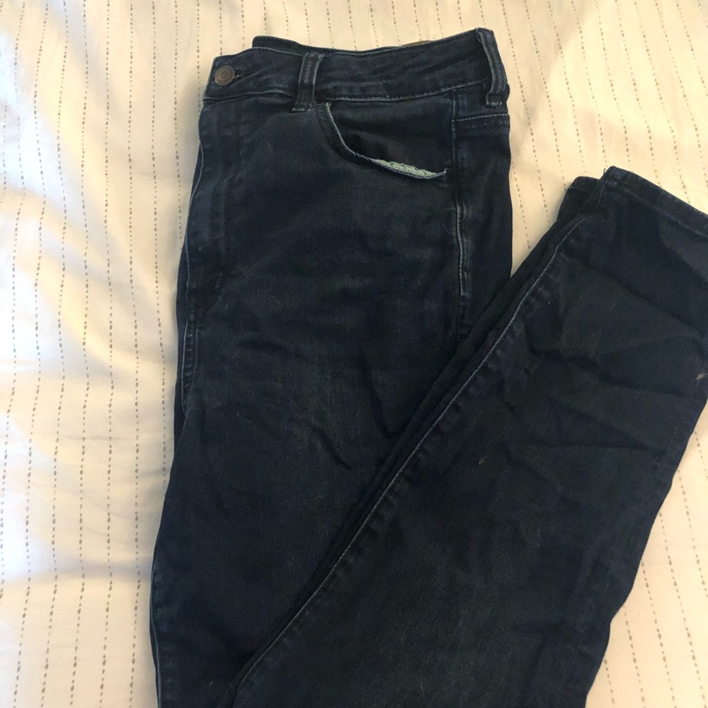 Dark Blue Skinny American Eagle Jeans